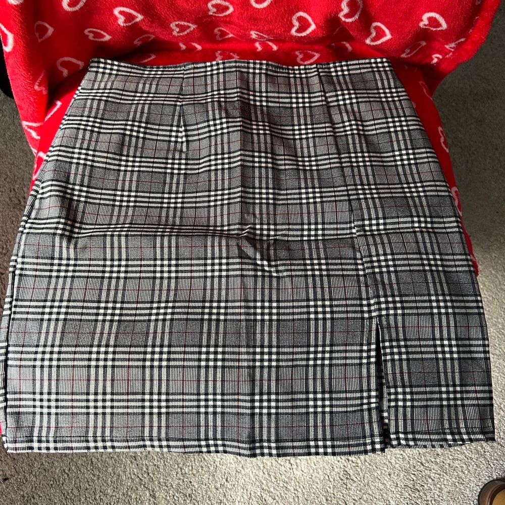 Windsor plaid mini skirt